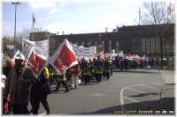 " Es ging durch die Innenstadt ........."