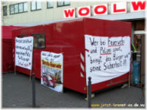 Unseren Unmut mit klaren Worten.